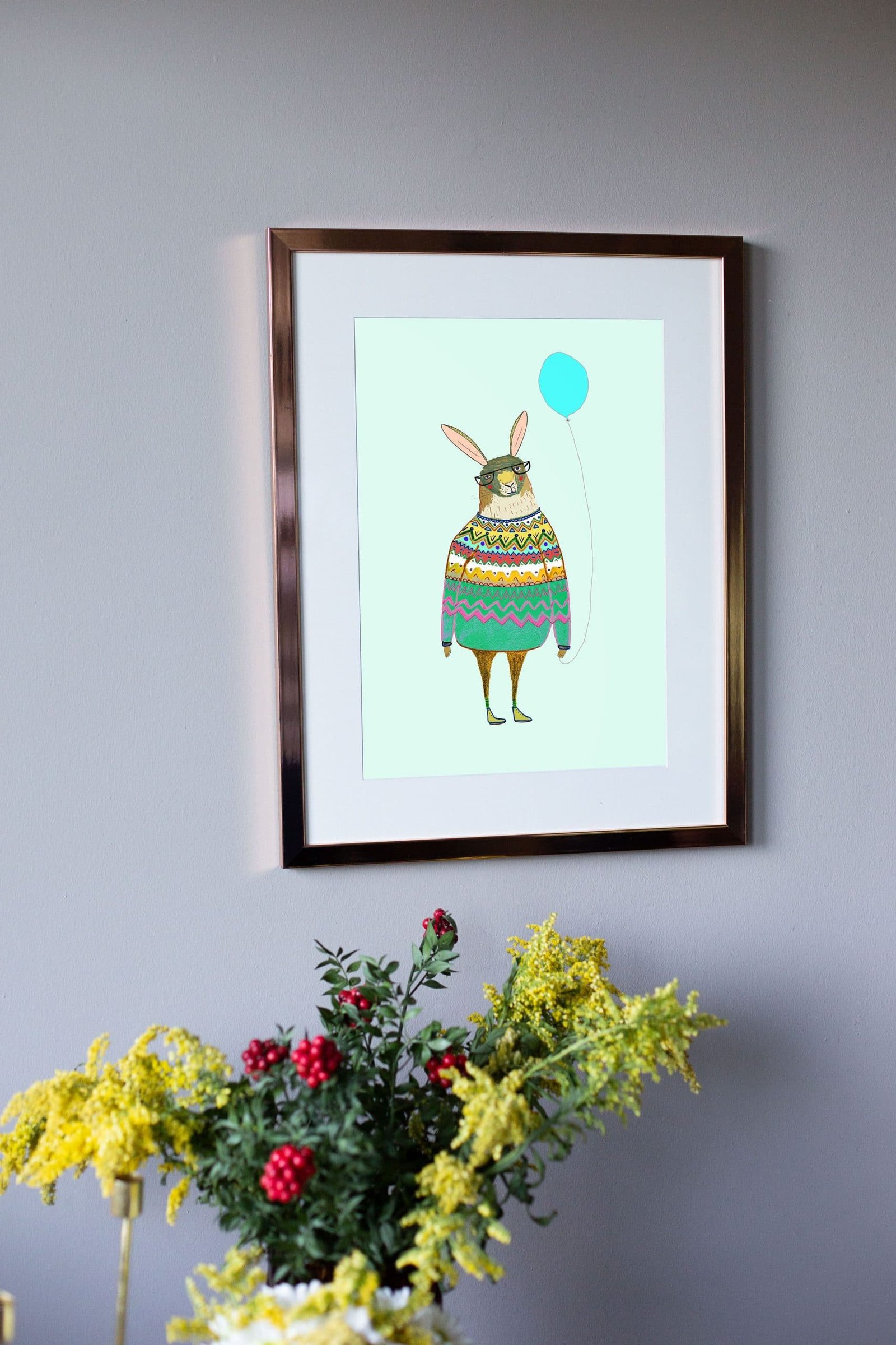 340-min Rabbit with Baloon - Image 3