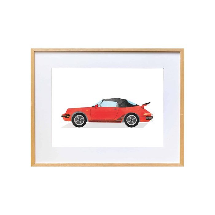 Red Porsche 911 - Image 1