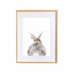 Bunny Butt with Flower