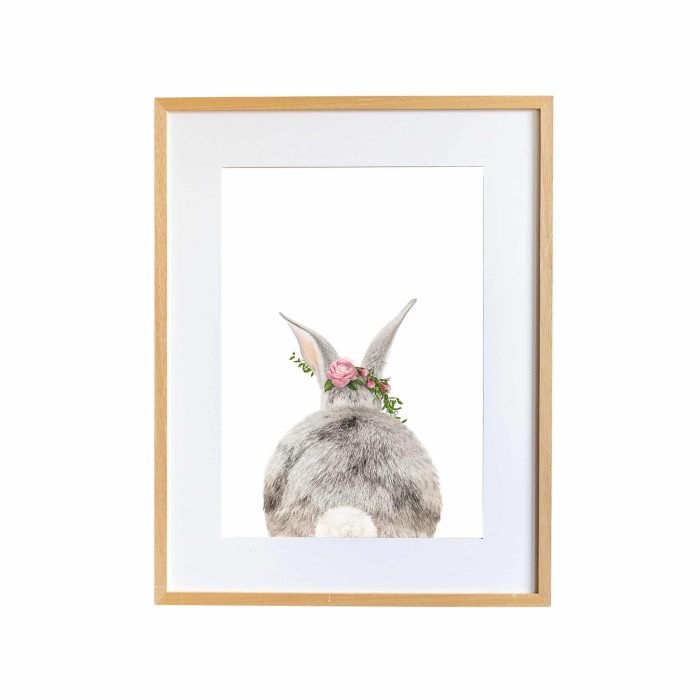Bunny Butt with Flower - Image 1