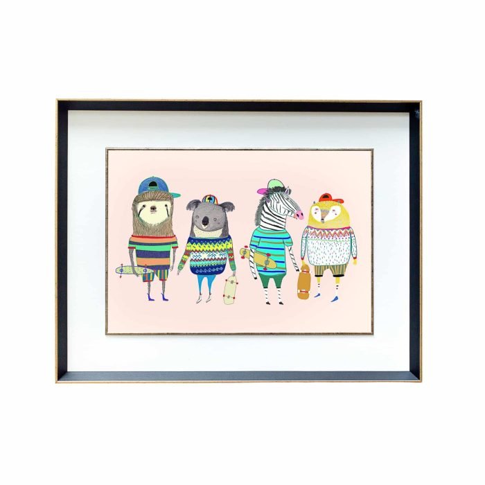 Four Skaters Friends - Image 1