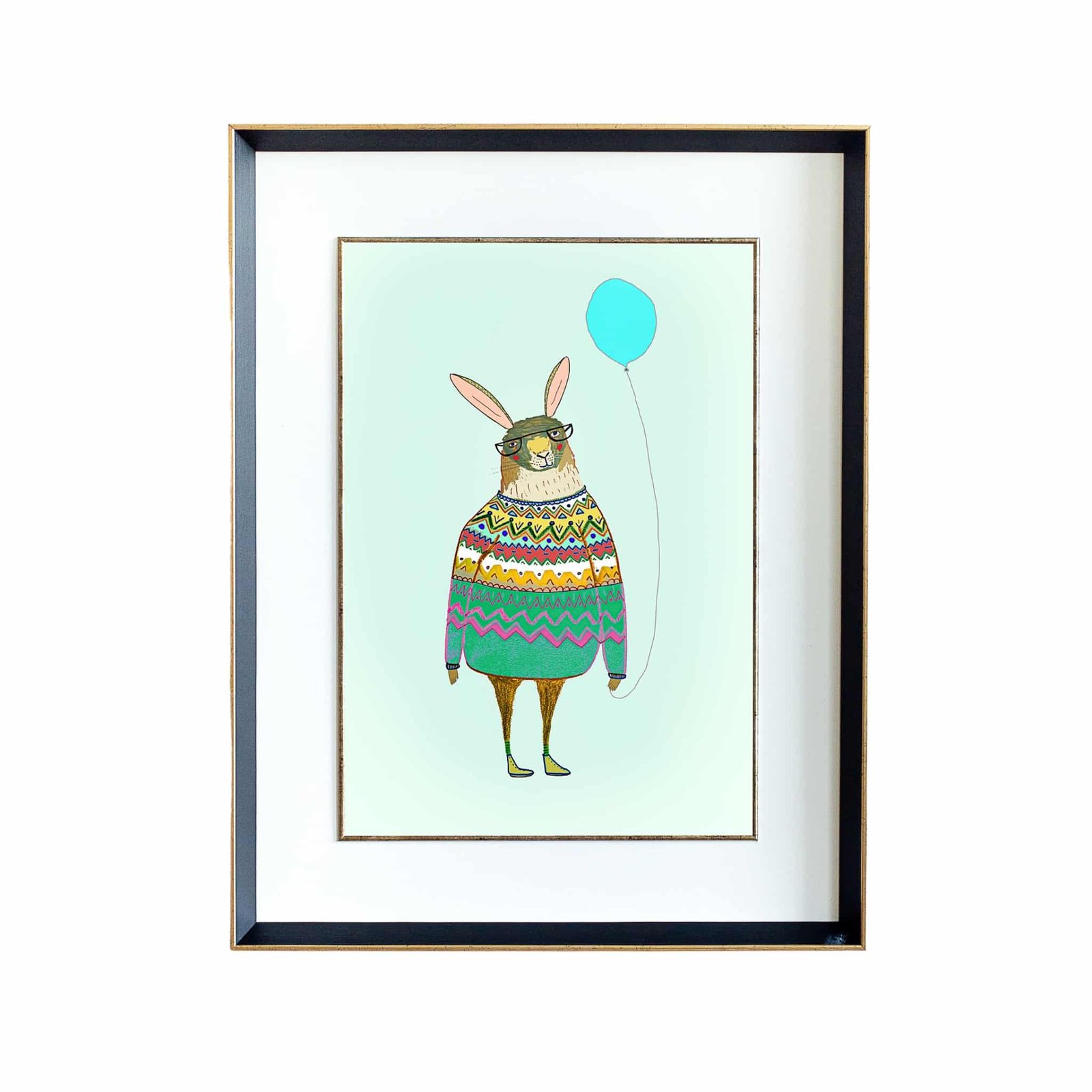 5D493303-D7CD-4561-B1D2-2DF0CB4A5EC9 Rabbit with Baloon - Image 1