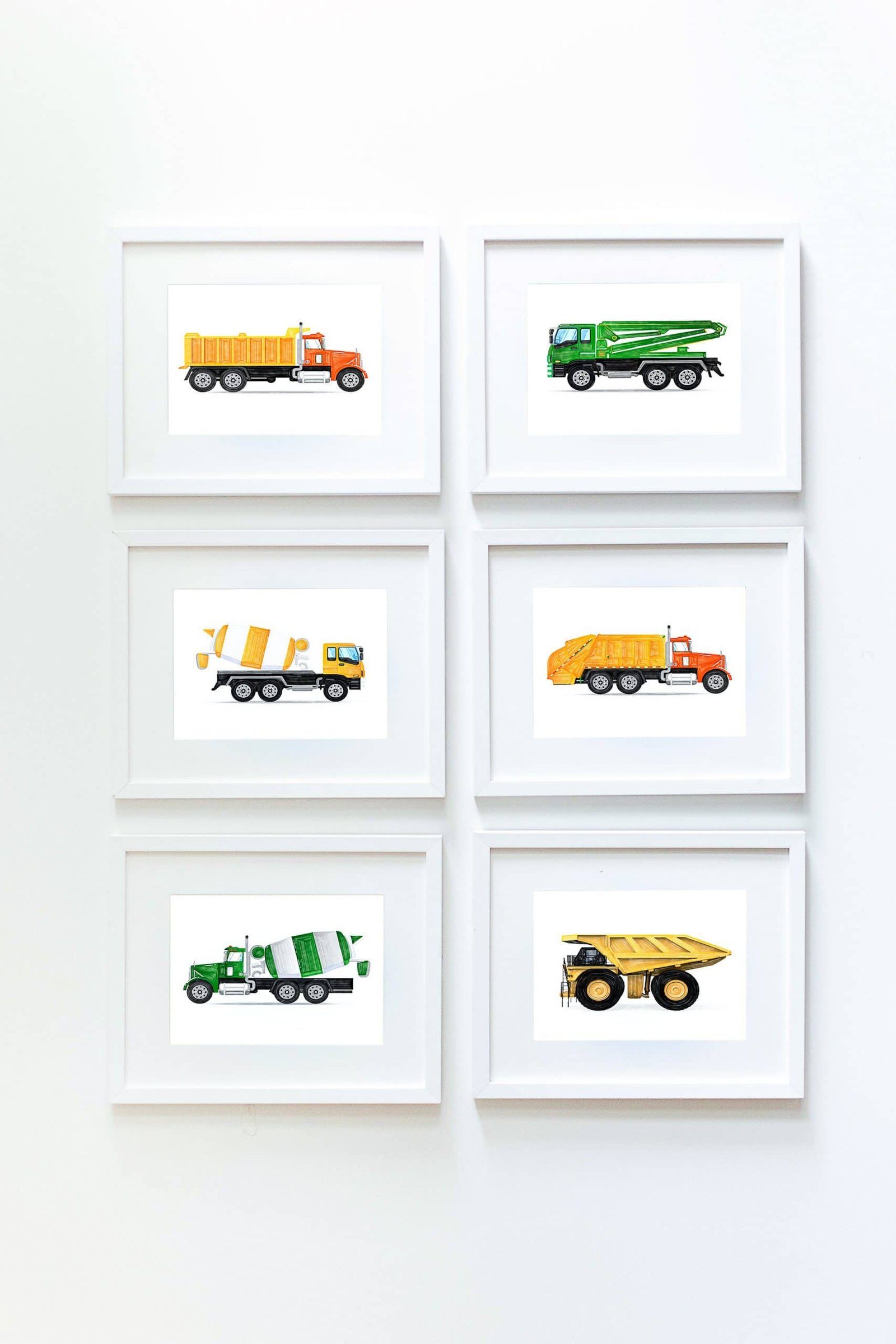 70-71-72-74-78-64 Green Garbage Truck - Image 5