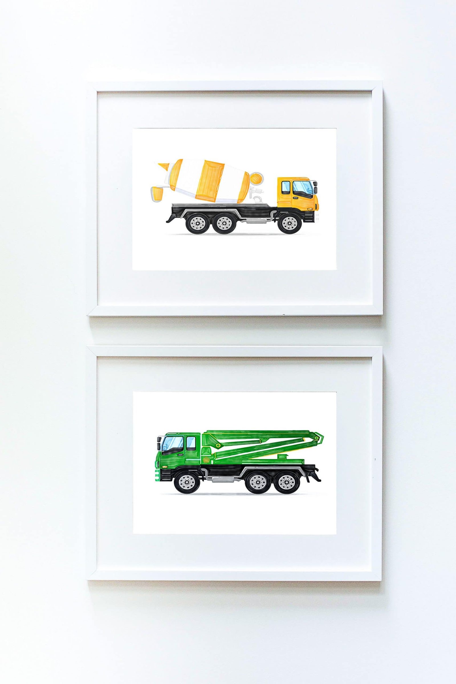 71-72 Green Garbage Truck - Image 4