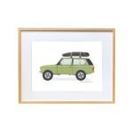 Green Range Rover