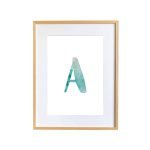 Turquois Letters