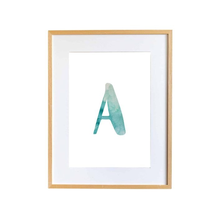 Turquois Letters - Image 1