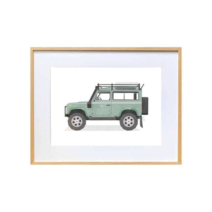 Green Land Rover Defender - Image 1