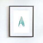 Turquois Letters - Image 3
