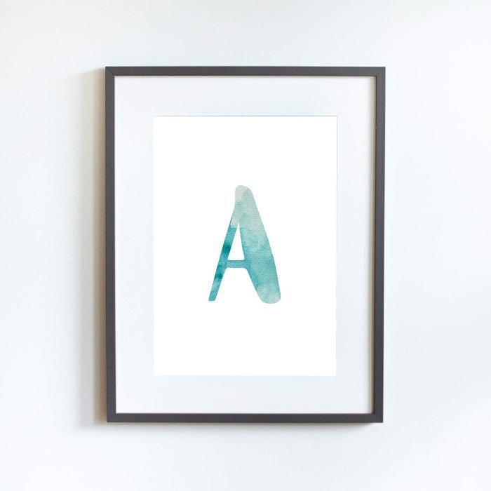 Turquois Letters - Image 3