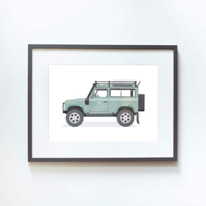 Green Land Rover Defender - Image 3