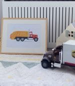 Yellow Garbage Truck - Image 3