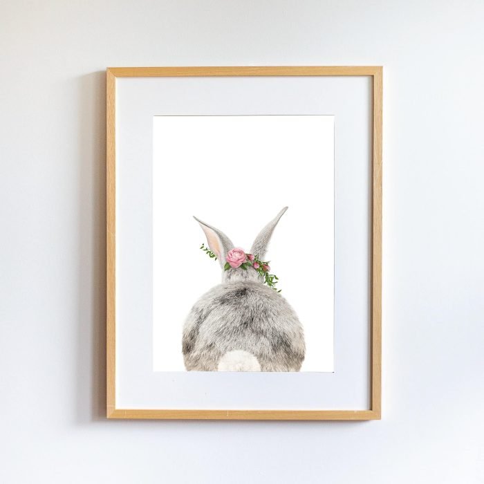 Bunny Butt with Flower - Image 2