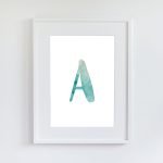 Turquois Letters - Image 4
