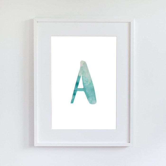 Turquois Letters - Image 4