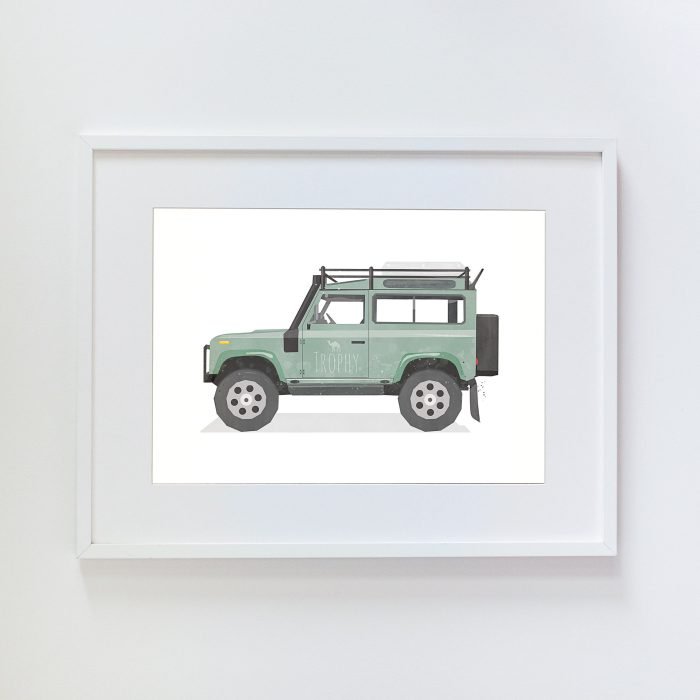 Green Land Rover Defender - Image 4