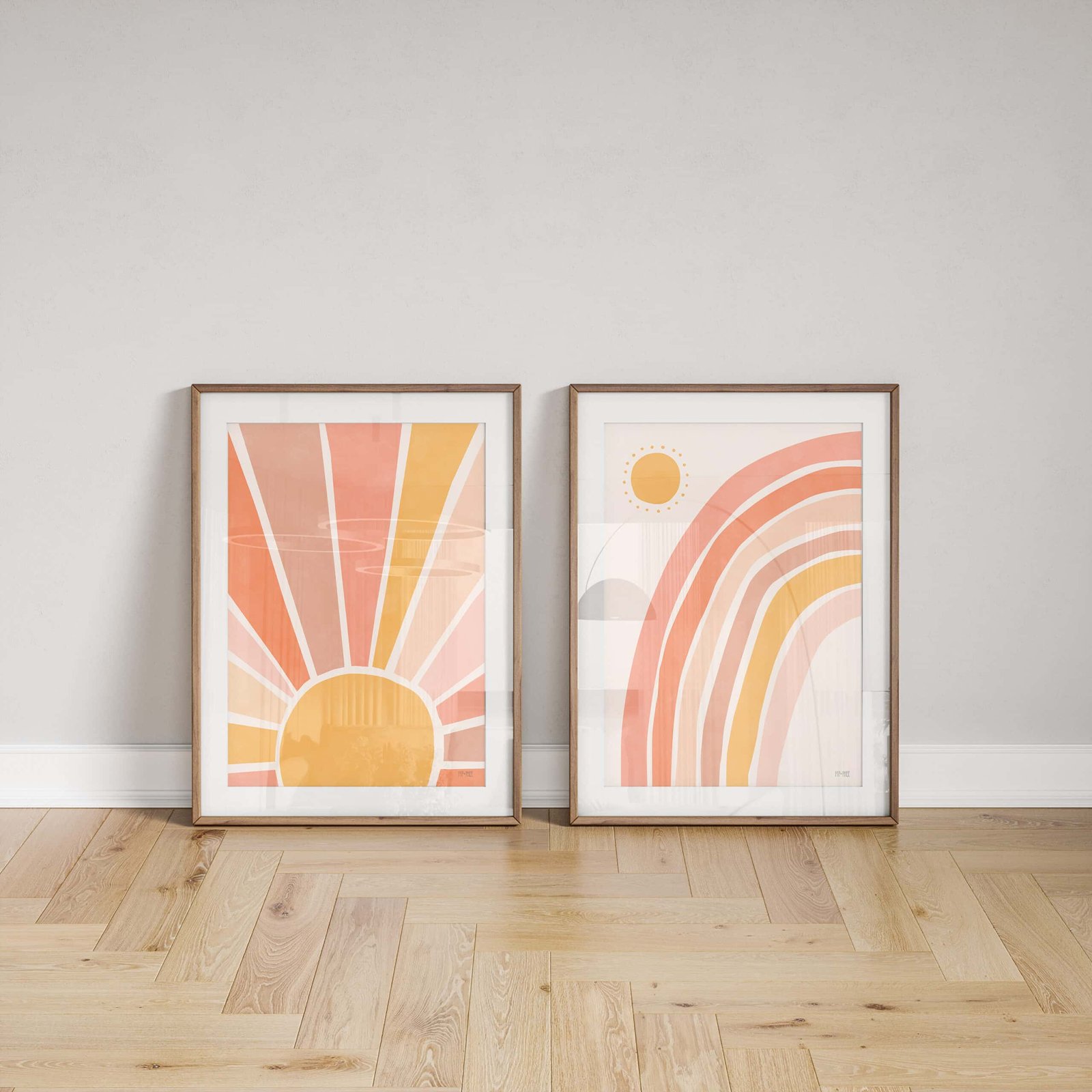 Mockup 31 Template PSD kopya Sunset Rainbow - Image 3