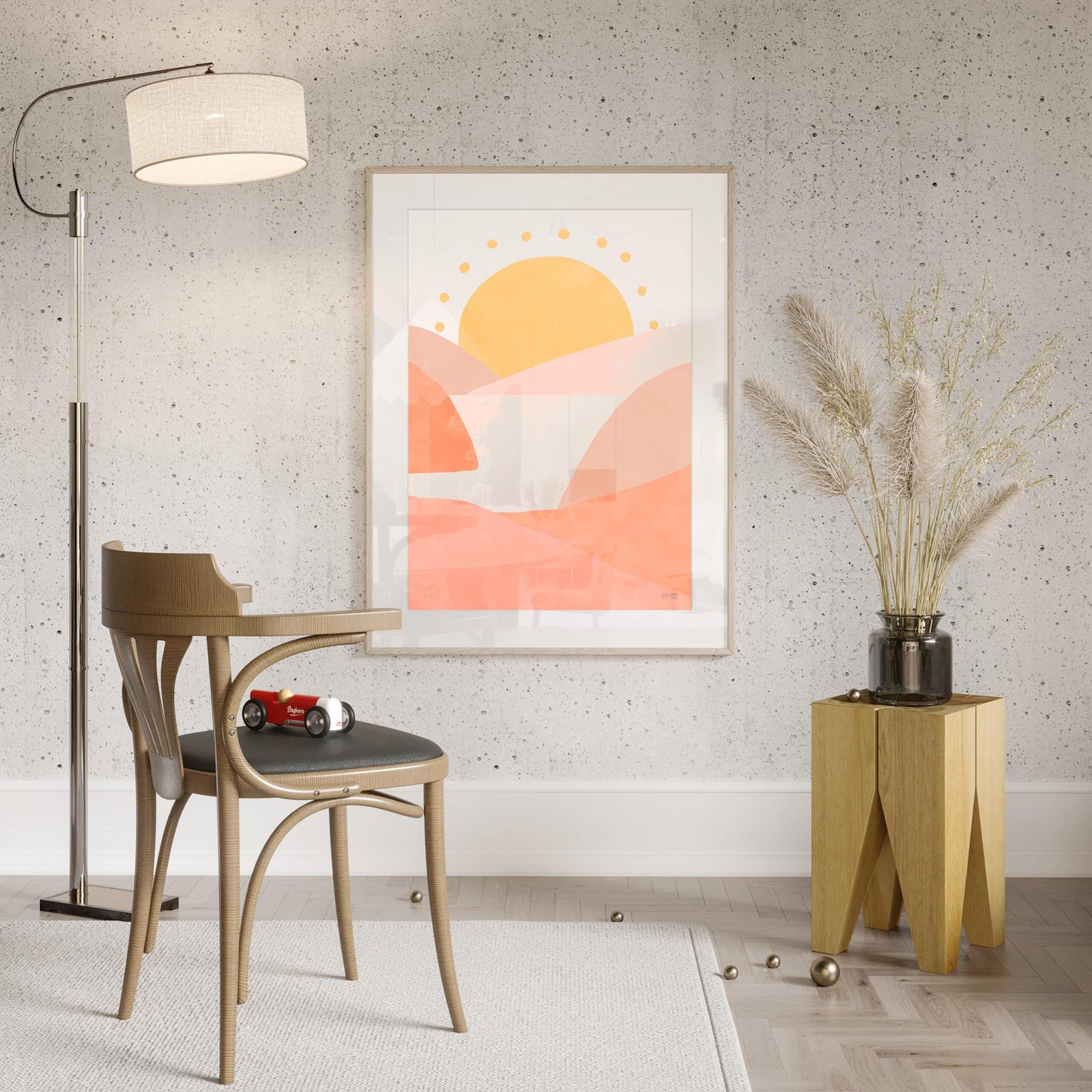 Mockup 4 kopya Sunset Mountains - Image 3