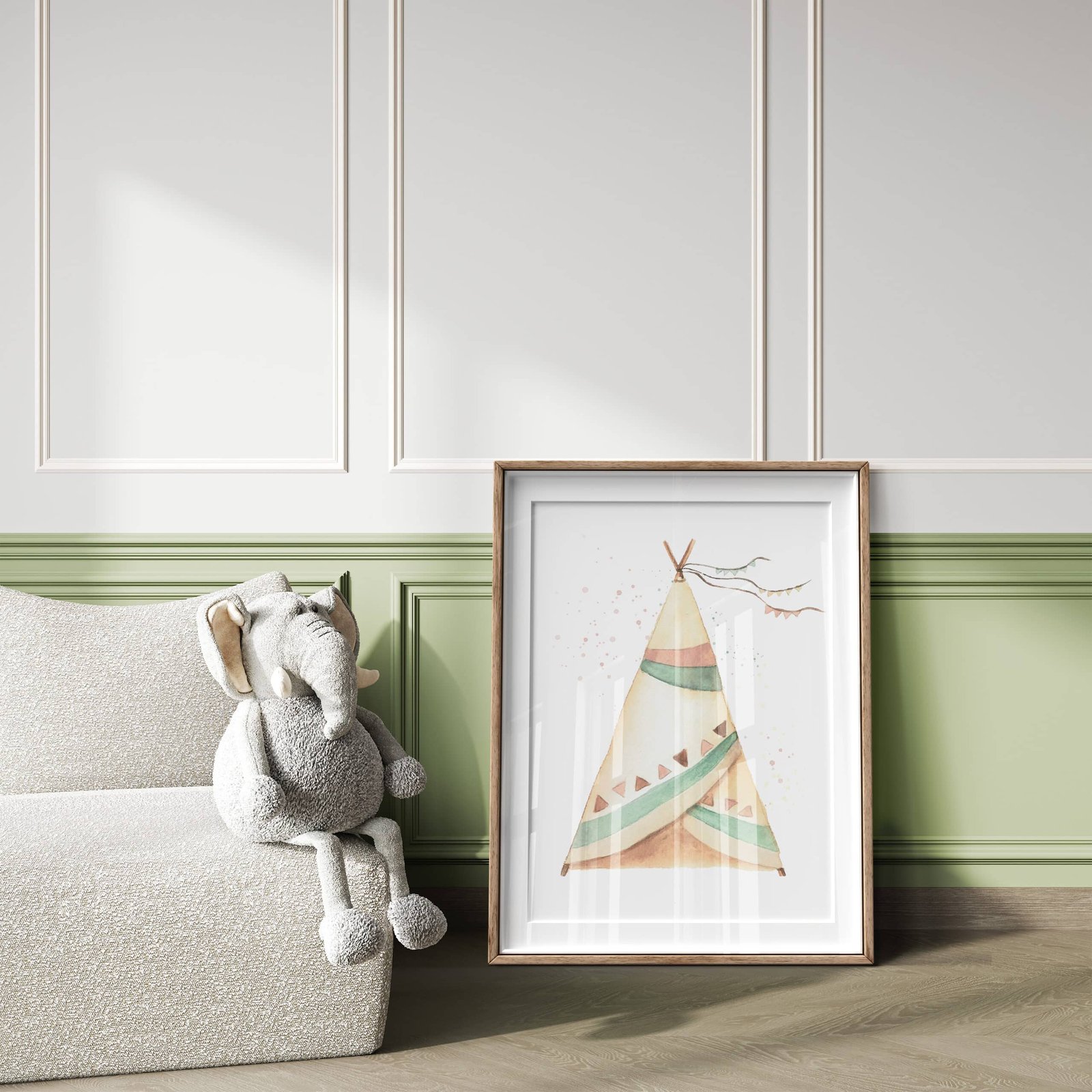 Nursery Frame Mockup kopya Soft Teepee - Image 2
