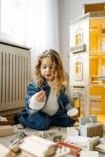 handcrafted four-story Paris Dollhouse featuring French architectural details